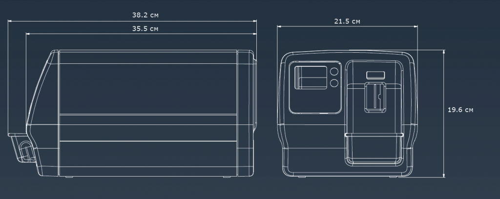 размеры KaVo Scan eXam размеры KaVo Scan eXam