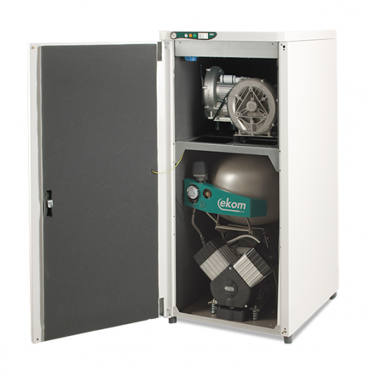 DUO 2/ M - компрессор для одной стоматологической установки с мембранным осушителем