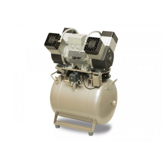 DK50 4VR/50S - компрессор для четырех стоматологических установок с шумопоглощающим шкафом